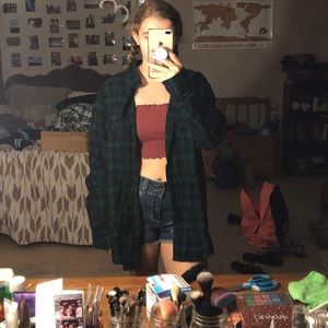 Green flannel